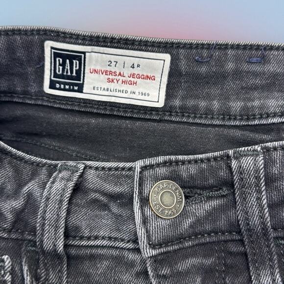 GAP Women's 4 Black UNIVERSAL JEGGING SKY HIGH Jeans - Picture 4 of 4